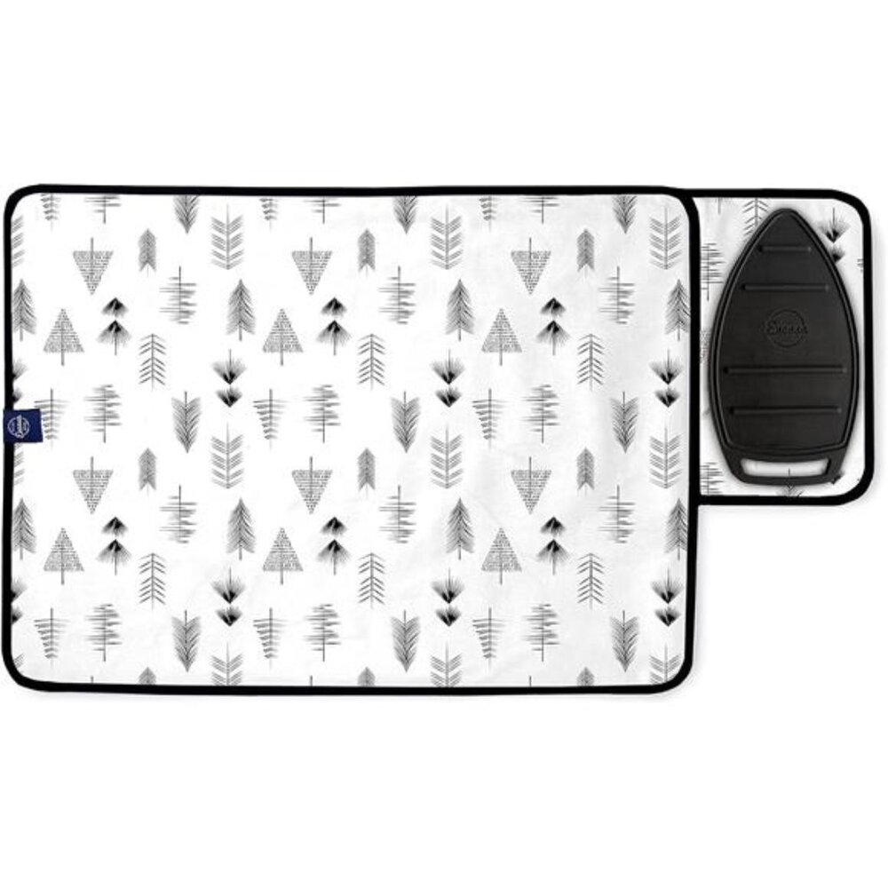 Ironing Mat 28"x20" w/ 3mm Padding & Silicone‎ Rest - Heat Resistant & Portable